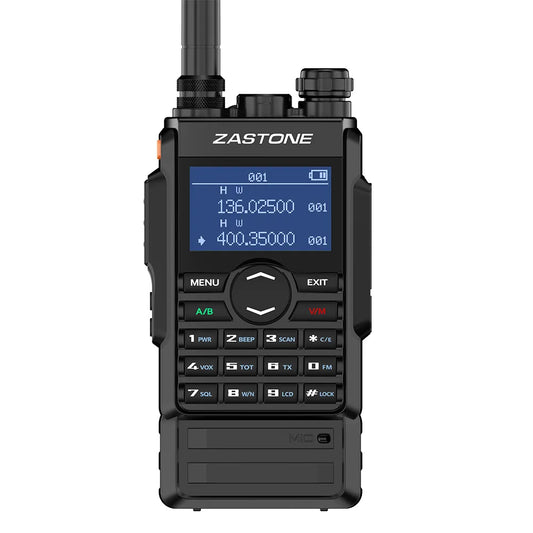 Zastone M7 dual band 5W walkie talkie 136-174 400-480mhz 250 channels Ham Radios