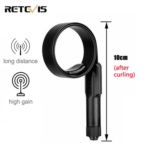 Retevis HA05 SMA-F Tactical Antenna High Gain 2.15/3.2 dBi UHF VHF DuaHam Radios