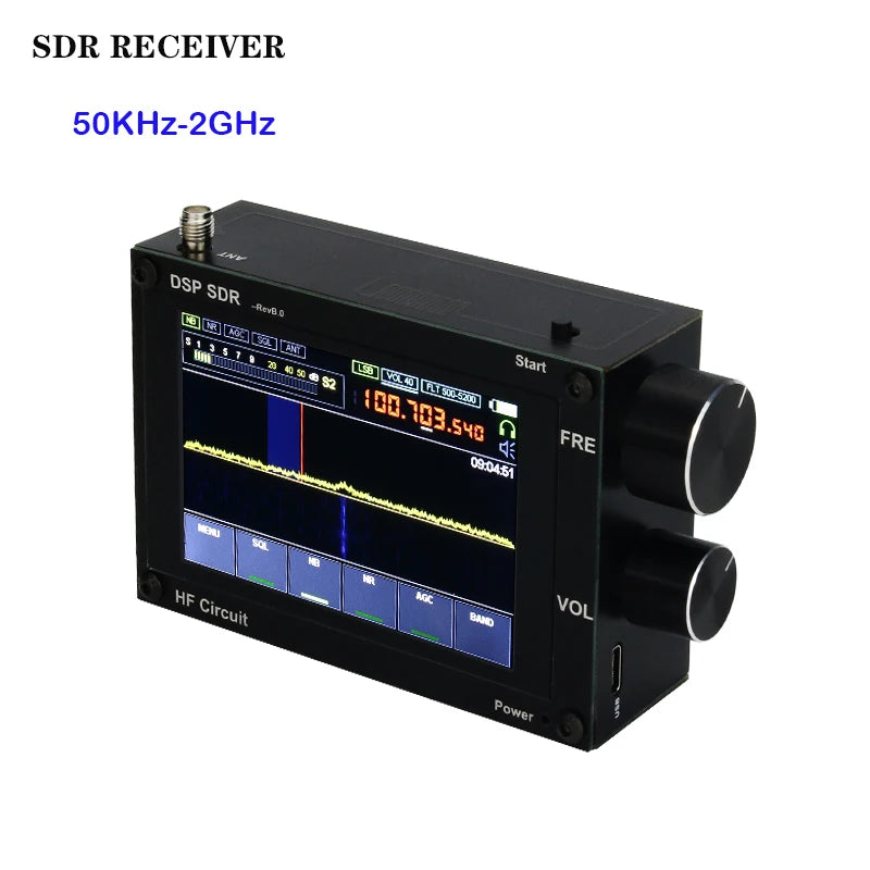 Thicker 3.5" 50KHz to 2 GHz HamGeek Malachite-DSP1 SDR Receiver MalachHappy RadiosThicker 3