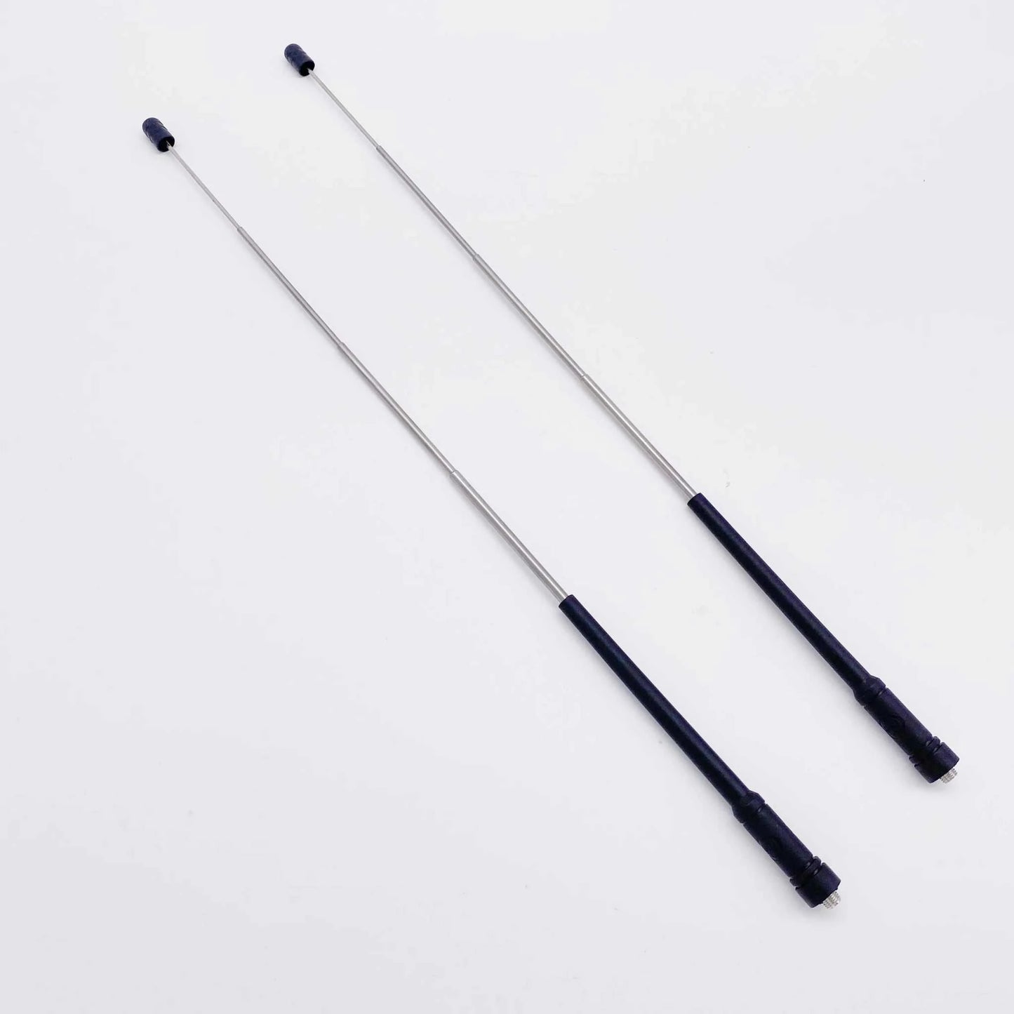 2PCS SMA-F Rod Telescopic Extendable Gain Dual Band Antenna for BaofenHam Radios