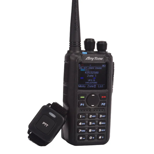 ham radio Anytone AT-D878UV Plus digital DMR & Analog UHF/VHF Dual banHappy Radiosham radio Anytone