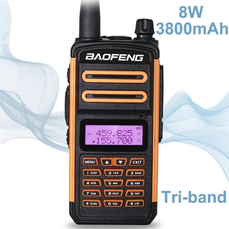 2021 BF X3 Plus High Power Walkie Talkie Long Range Tri-band Ham CB RaHappy Radios2021 BF X3