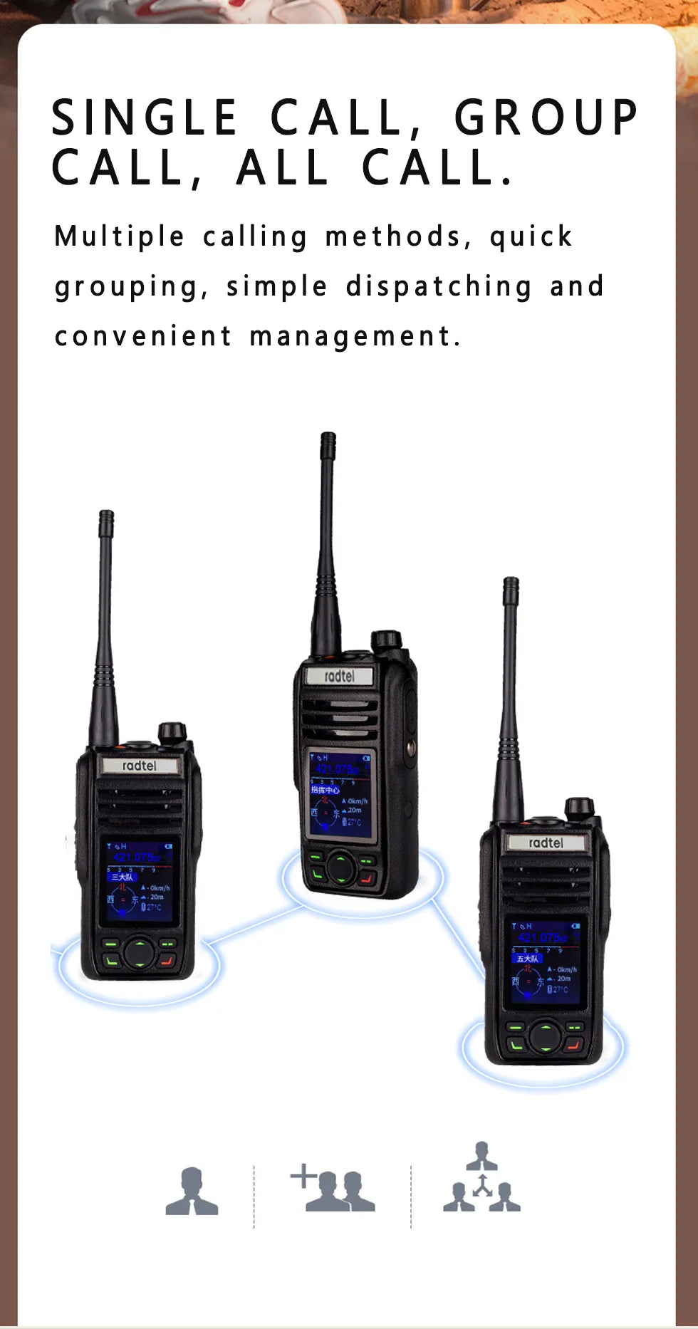 Radtel RN15 APRS Global Free Talking Walkie Talkie 500km Unlimited RanHam Radios