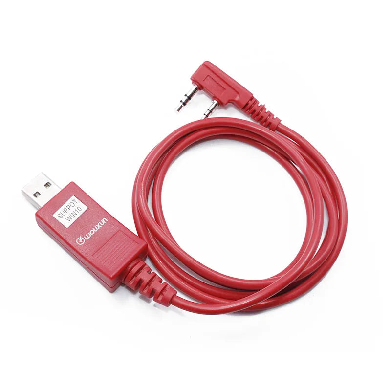 Original WOUXUN USB Programming Cable Walkie Talkie KG-UVD1P KG-UV6D KG-UV8D KG-UV899 KG-UV9D PLUS Programming Software Cable+CD