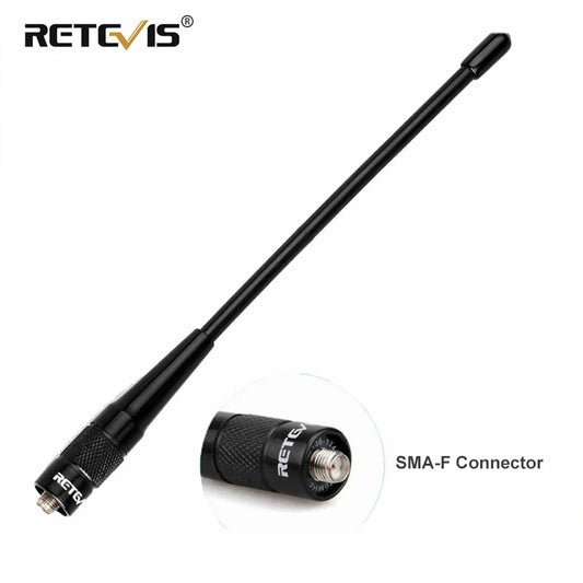 Retevis RHD-701 SMA-F Walkie-Talkie Antenna VHF UHF 2dBi For Kenwood BHappy RadiosRetevis RHD-701 SMA-