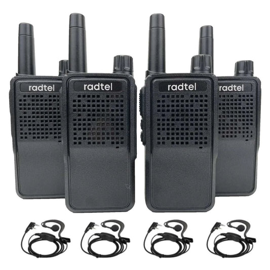 4 pcs Walkie Talkie Radtel RT518 22CH Two Way Radio PMR  FRS Radio ComHappy Radios4 pcs Walkie Talkie Radtel RT518 22CH