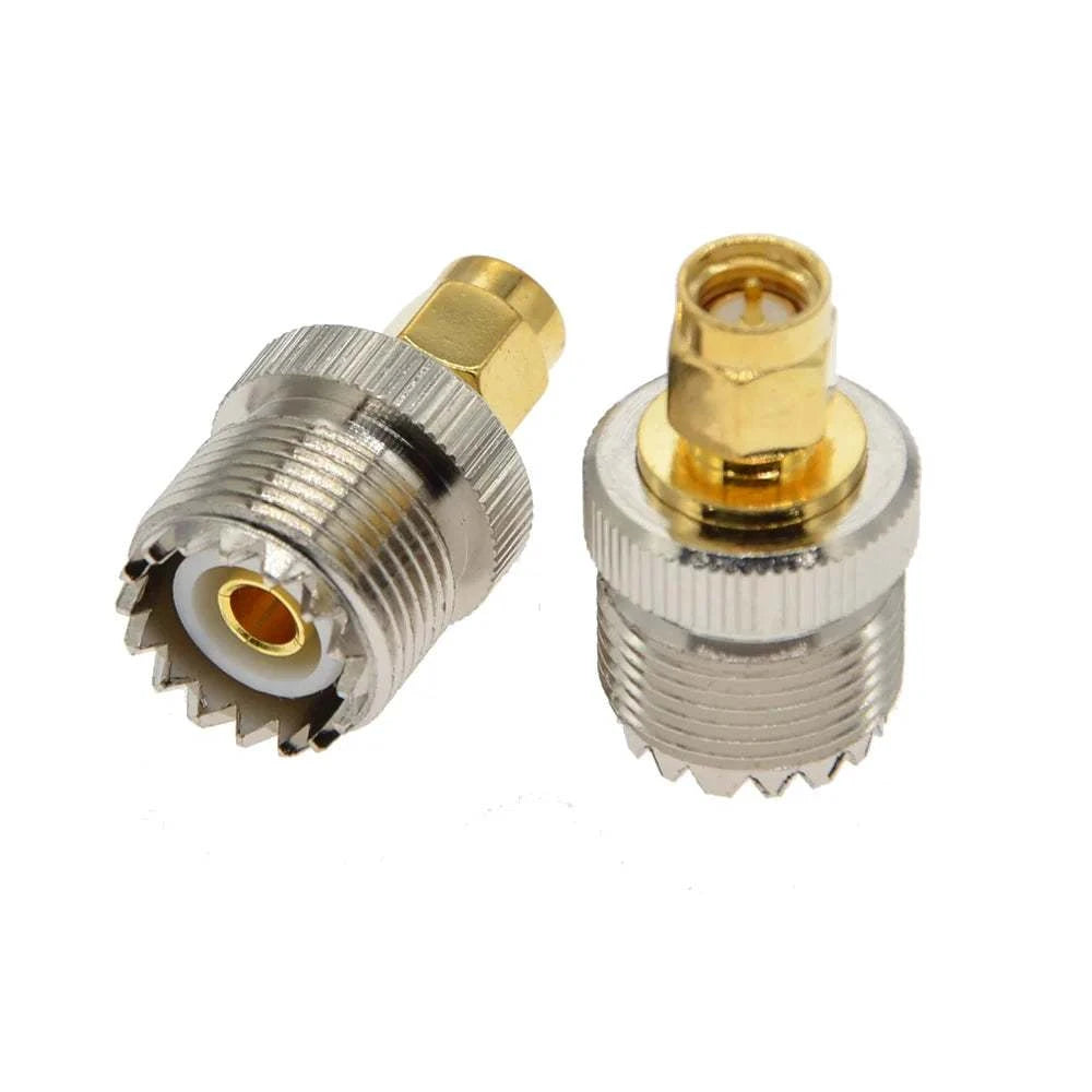 1Pcs UHF-SMA Adpater SMA Female Male to UHF Male Female PL259 SO239 CoHappy Radios1Pcs UHF-SMA Adpater SMA Female Male