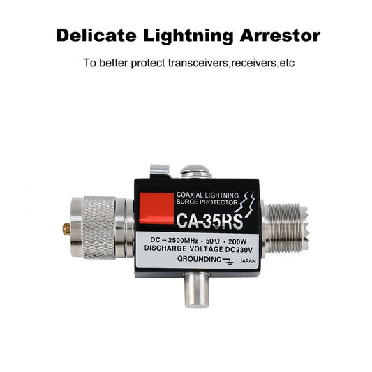 CA-23RP PL259 SO239 Lighting Arrester Radio Repeater Coaxial Anti-LighHam Radios