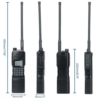 AR-152 15W High Powerful Dual Band VHF/UHF Long Range Tactial Game WalHam Radios