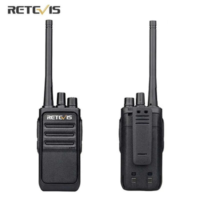 A Pair Retevis RT617/RT17 Walkie Talkies PMR Radio PMR446/FRS VOX USB Ham Radios