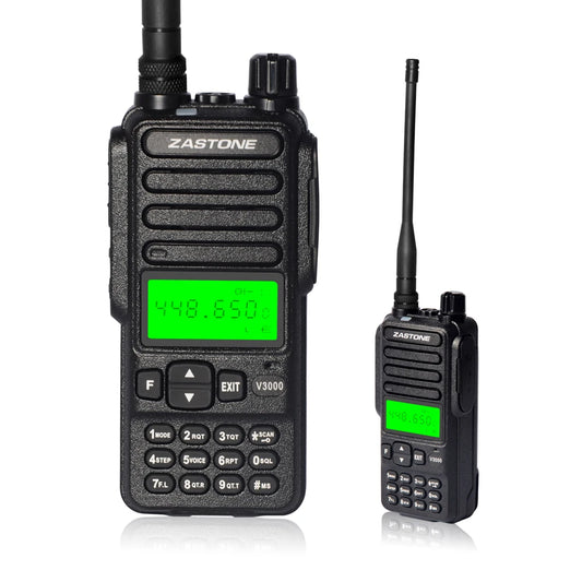 ZASTONE V3000 10W Walkie Talkie UHF Or VHF High-Power FM Radio 4000mAhHappy RadiosZASTONE V3000 10W Walkie Talkie UHF