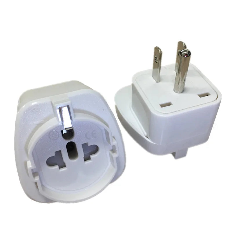 EU franch germany to USA Japan canada Philippines Thailand Grounded US Type B Wall cable Plug Travel Adapter Outlet