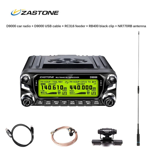 ZASTONE D9000 Car walkiet talkie LCD Enclosure Camouflage panel micropHam Radios