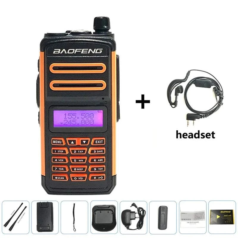 2021 BF X3 Plus High Power Walkie Talkie Long Range Tri-band Ham CB RaHappy Radios2021 BF X3