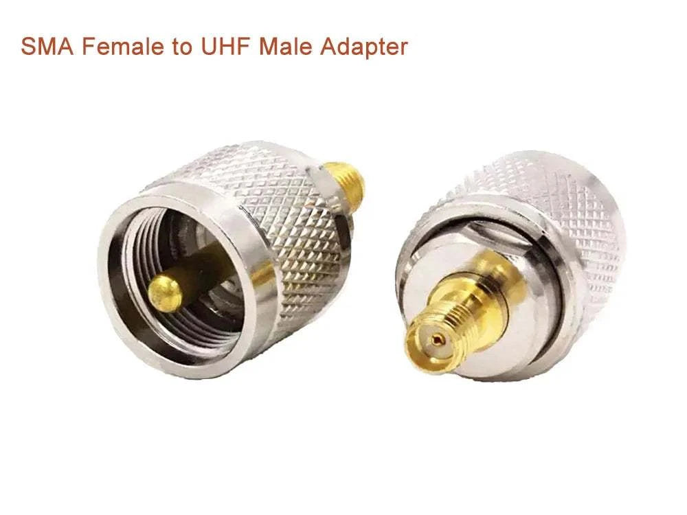 1Pcs UHF-SMA Adpater SMA Female Male to UHF Male Female PL259 SO239 CoHappy Radios1Pcs UHF-SMA Adpater SMA Female Male