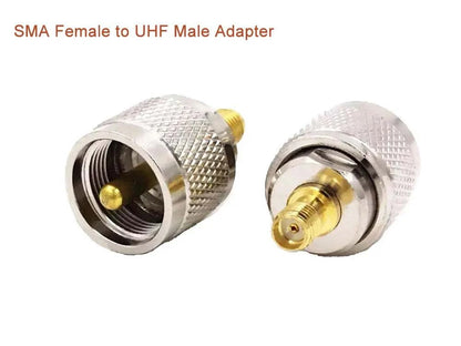 1Pcs UHF-SMA Adpater SMA Female Male to UHF Male Female PL259 SO239 CoHappy Radios1Pcs UHF-SMA Adpater SMA Female Male