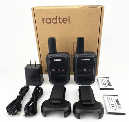 Mini Walkie Talkie Radtel RT12 Portable Two Way Radio PMR FRS Radio CoHappy RadiosMini Walkie Talkie Radtel RT12 Portable