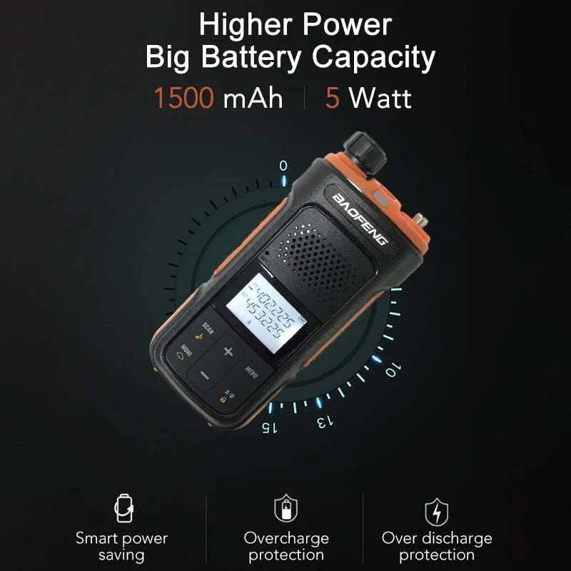 2021 BaoFeng UV-11 Powerful Walkie Talkie VHF UHF hf Transceiver Long Ham Radios