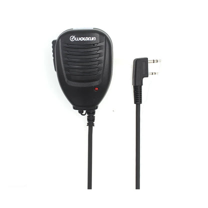 Original WOUXUN Microphone Wired Stereo PTT Speaker Microphone for KG-UVD1P KG-UV6D KG-UV8D KG-UV899 KG-UV9D Plus Portable Radio