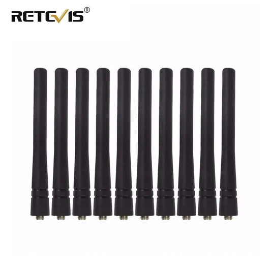 10pcs High Gain SMA-F Antenna UHF 400-480MHz For Retevis RT21/H777 BaoHappy Radios10pcs High Gain SMA-