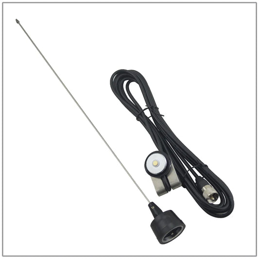 Mobile NMO antenna w/Hatchback door Mount Set ( dual Band 144/430MHZ NHappy RadiosMobile NMO antenna