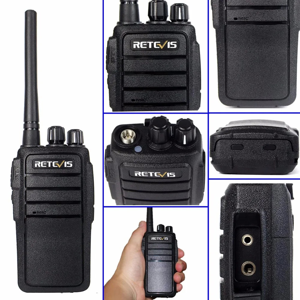 Rugged Walkie Talkie 2pcs Retevis RT21 2.5W 1-3Km VOX Scrambler Handy Happy RadiosRugged Walkie Talkie 2pcs Retevis RT21 2