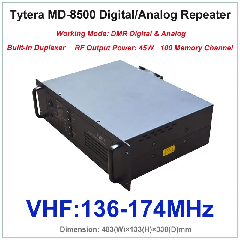 Repeater TYT MD-8500 VHF 136-174MHz DMR Digital & Analog Professional Ham Radios