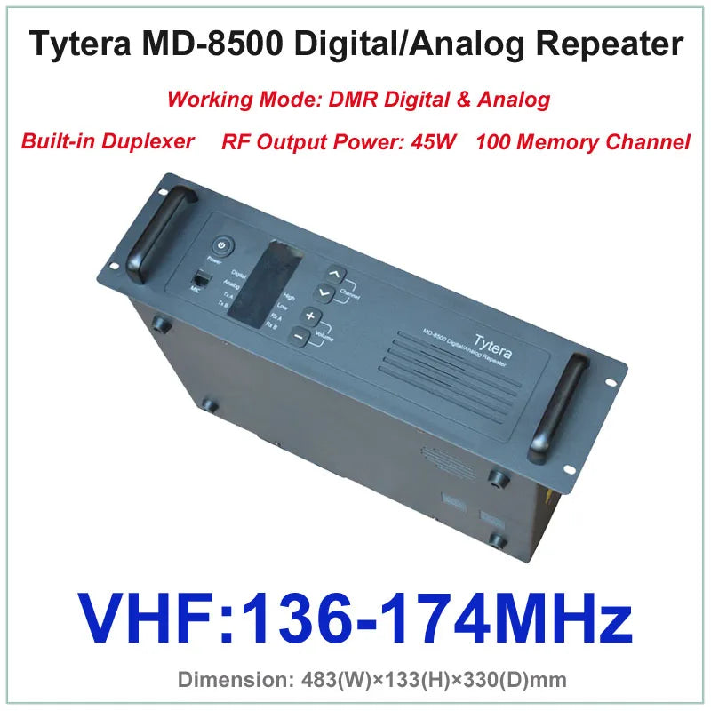 Repeater TYT MD-8500 VHF 136-174MHz DMR Digital & Analog Professional Ham Radios