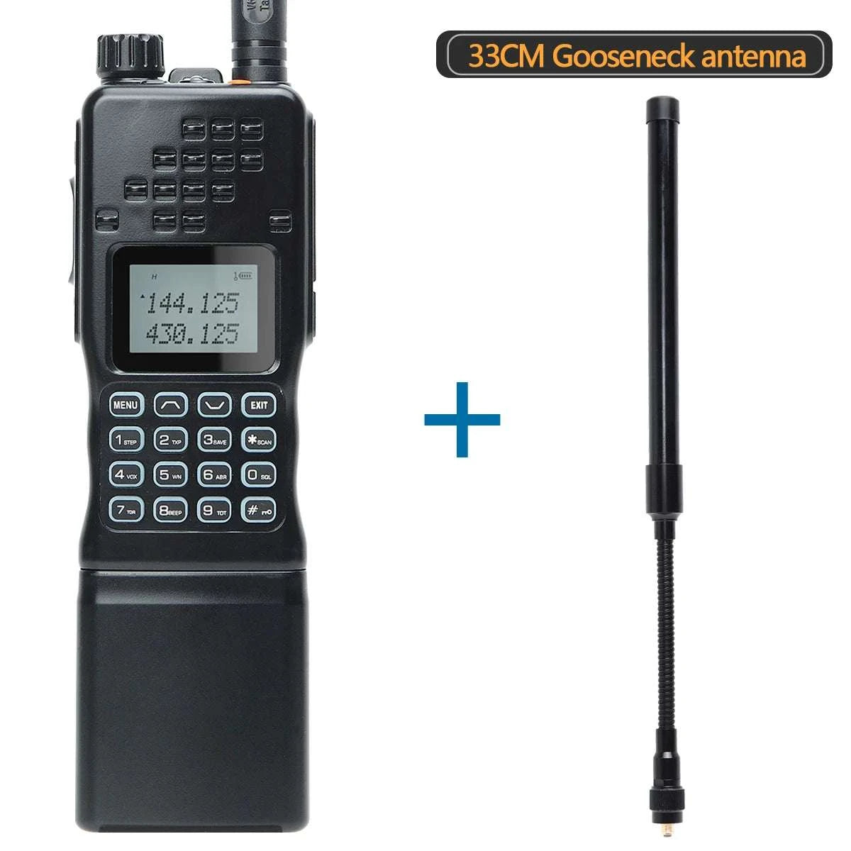 AR-152 15W High Powerful Dual Band VHF/UHF Long Range Tactial Game WalHam Radios