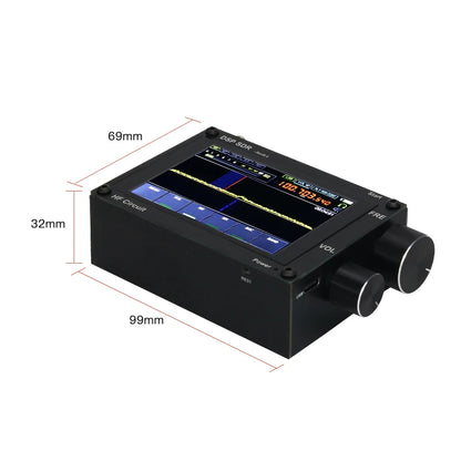 Thicker 3.5" 50KHz to 2 GHz HamGeek Malachite-DSP1 SDR Receiver MalachHappy RadiosThicker 3