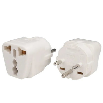 Universal IL EG Plug Adapter AC Converter EU US AU UK To Israel Egypt 3 Pin Travel Power Adapter Outlet Wall Charger Socket