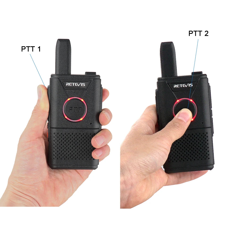 RETEVIS RT618 Rechargeable Walkie Talkie 4pcs PMR Radio PMR446 RT18 FRHam Radios