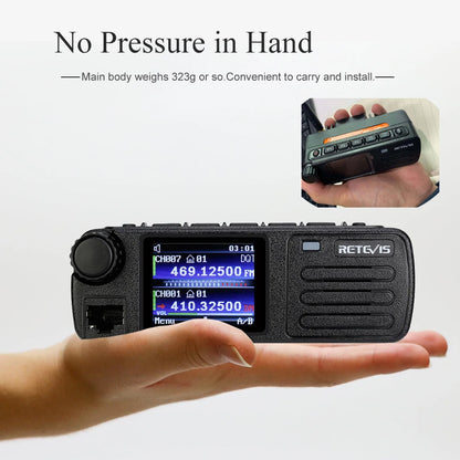 Ham Car Two-way Radio Transceiver Autoradio DMR Digital Mobile Radio SHam Radios