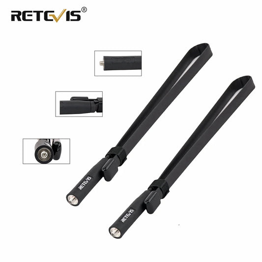 Tactical Antenna SMA-F  Foldable Walkie Talkie 2PCS HA02 Antenna for AHam Radios