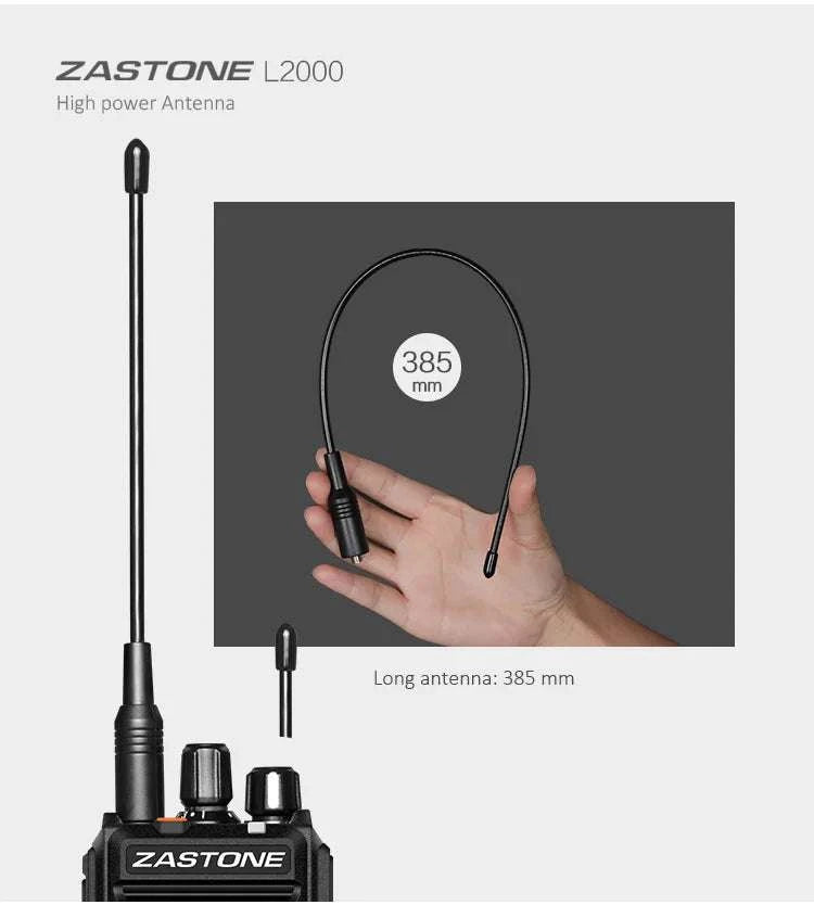 2021 New Zastone L2000 20W Walkie Talkie Uhf Two Way Radio Ham Radio 4Happy RadiosZastone L2000 20W Walkie Talkie Uhf