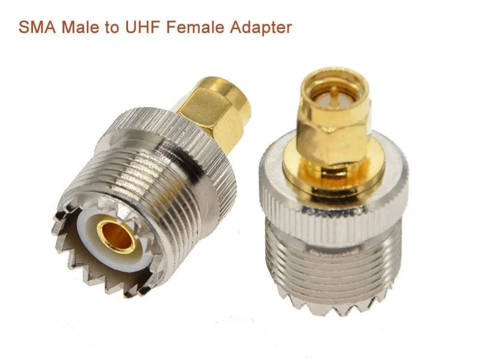 1Pcs UHF-SMA Adpater SMA Female Male to UHF Male Female PL259 SO239 CoHappy Radios1Pcs UHF-SMA Adpater SMA Female Male