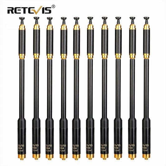 10pcs HA04 Walkie Talkie Antenna SMA-F UHF VHF Dual Band 144/430MHz HaHappy Radios10pcs HA04 Walkie Talkie Antenna SMA-