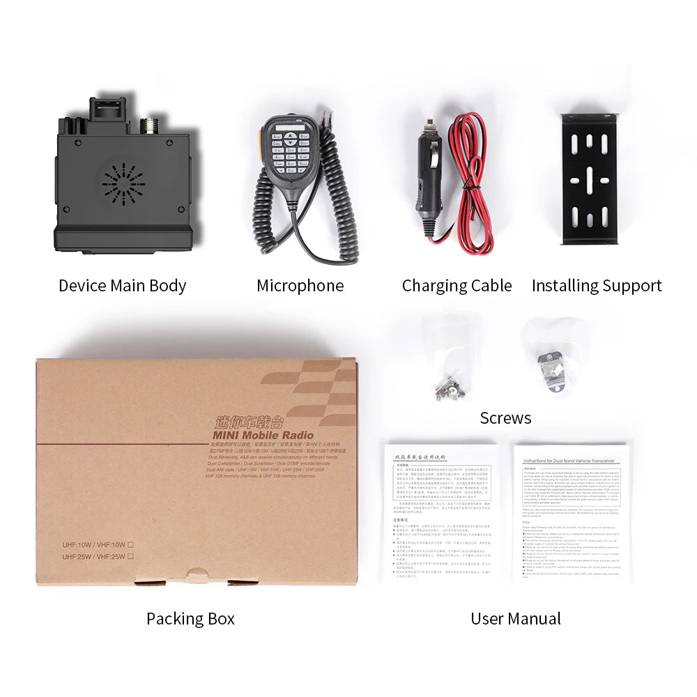 Zastone Mobile: zastone z318 cb radio car walkie talkie dual band vhf Ham Radios