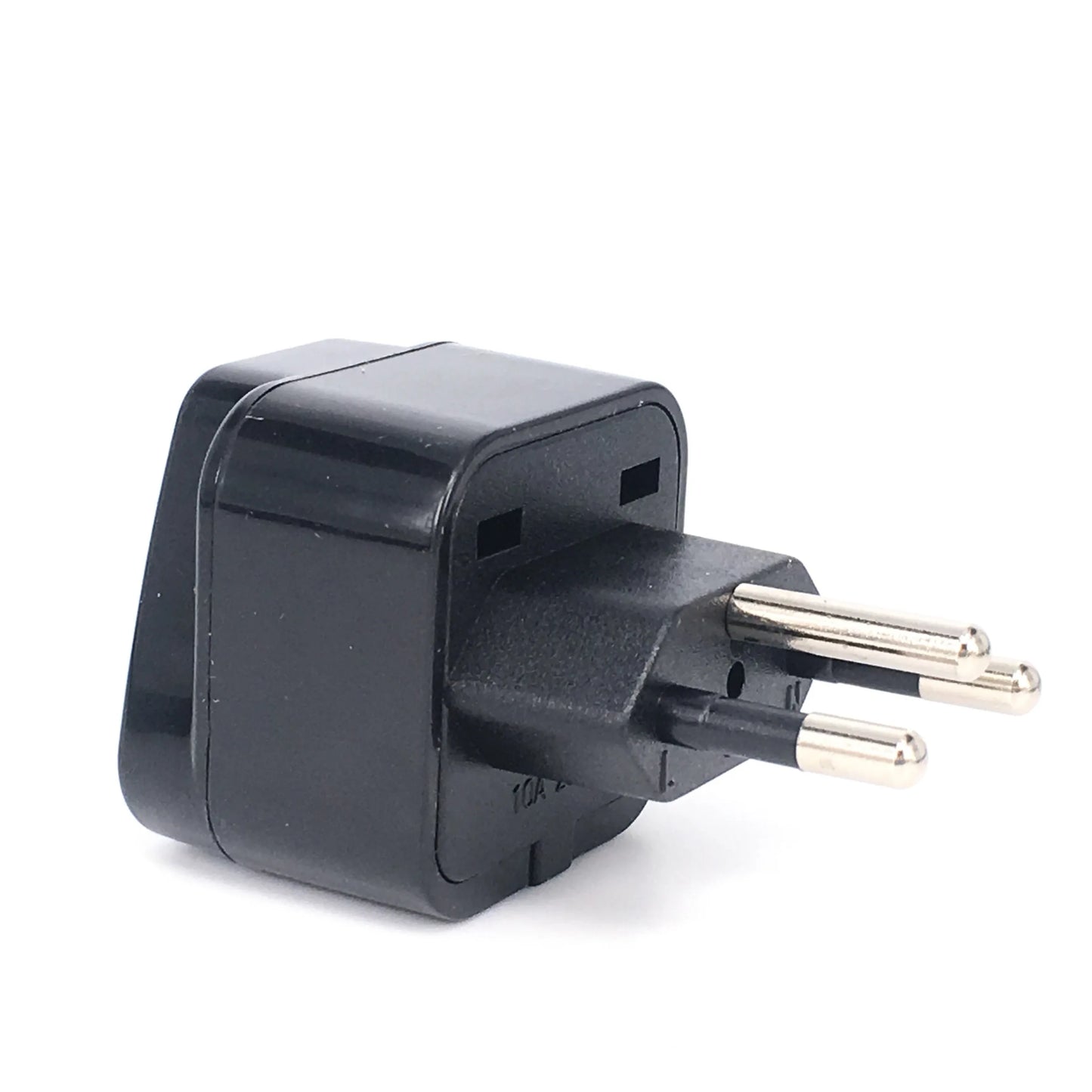 Universal Black Copper 10A 250V EURO UK AU USA EU to Swiss Switzerland Suisse 3 Pin AC Power Plug Converter Travel Adapter