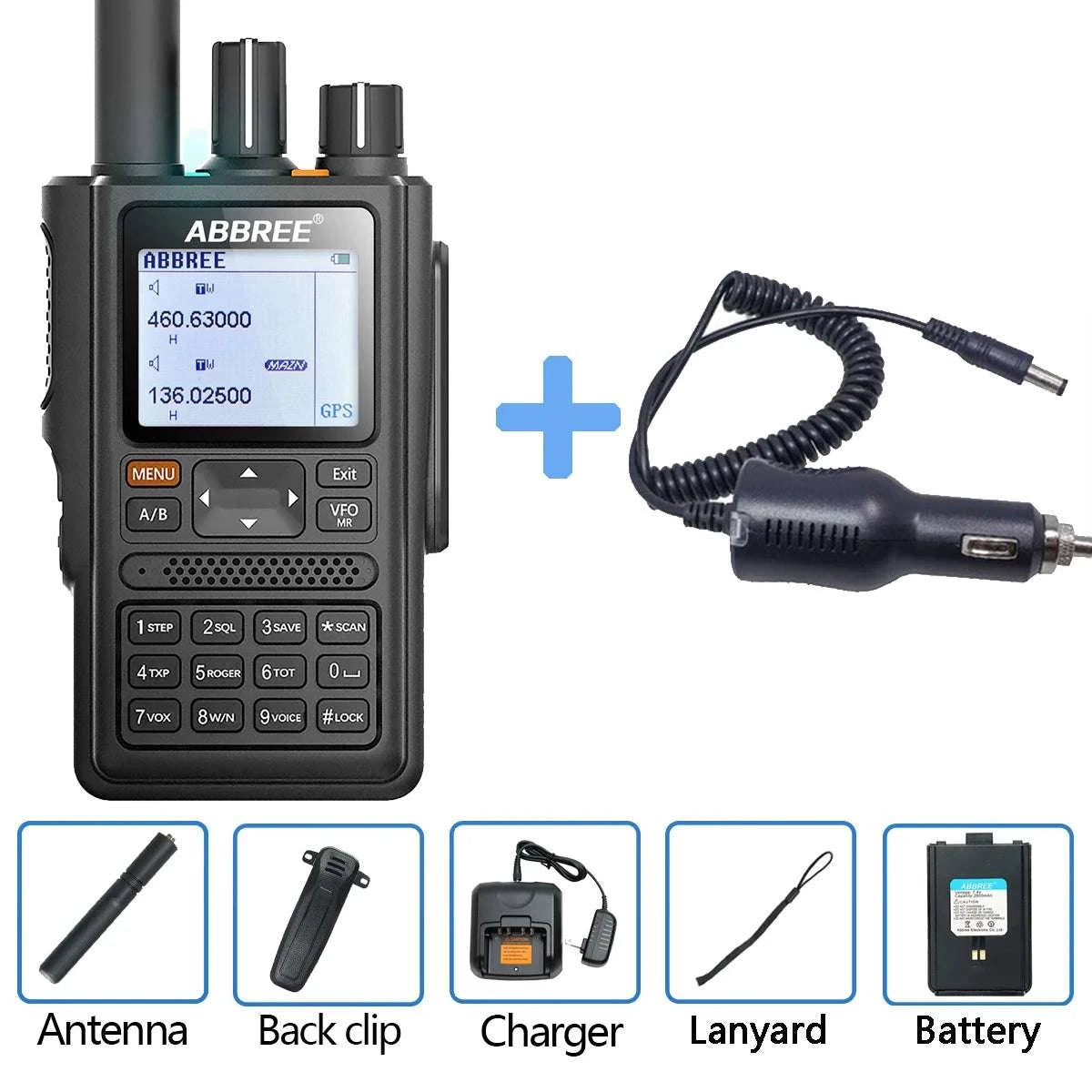 ABBREE AR-F8 Wireless copy frequency with 999CH GPS123-520mhz full banHappy RadiosABBREE AR-F8 Wireless copy frequency