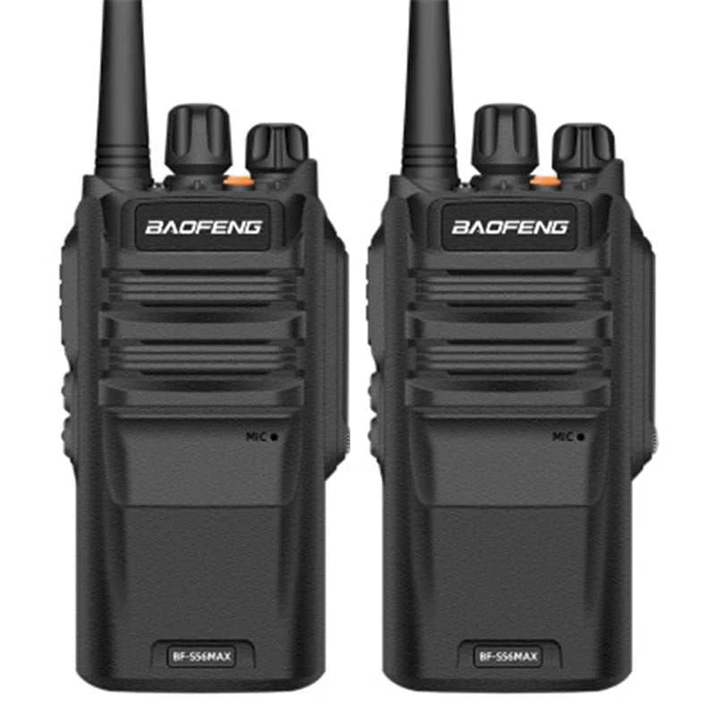 2pc Walkie Talkie Long Range 10KM BF S56 Max IP67 Waterproof High PoweHam Radios