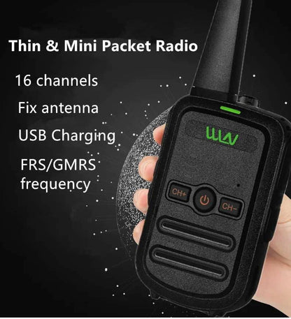 2pcs WLN KD-C52 MINI Handheld Transceiver KD C52 Two Way Radio Ham  RaHappy Radios2pcs WLN KD-C52 MINI Handheld Transceiver KD C52