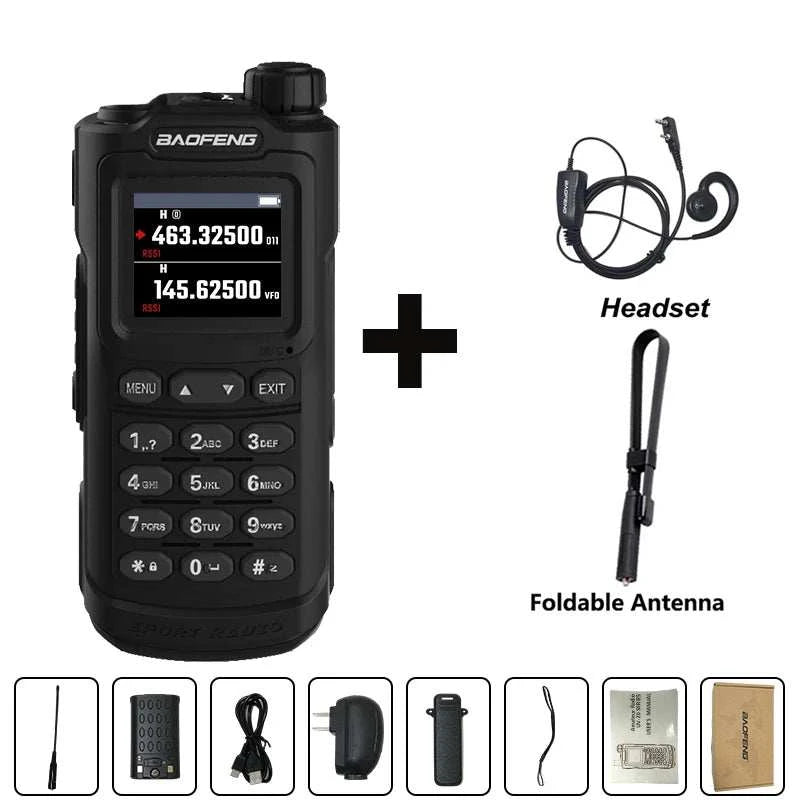 2023 Baofeng UV-20 Walkie Talkie Waterproof Dual Band High Power CB HaHam Radios