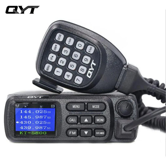 QYT KT-5800 Car Radio Dual Band Mobile Radio Scrambler Quad Band StandHam Radios