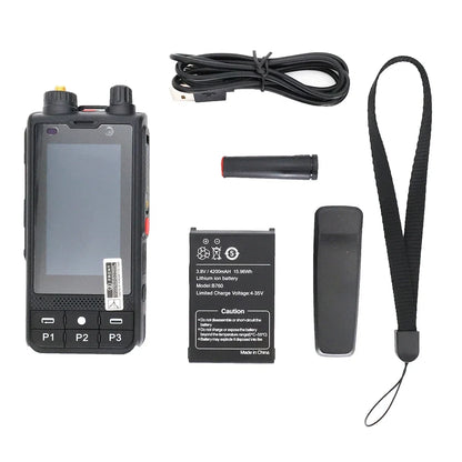 2024 NEW W6+ Walkie Talkie 4G Network WIFI Android 10 Unlock LTE/WCDMA/GSM POC Radio Work with Real PTT Zello