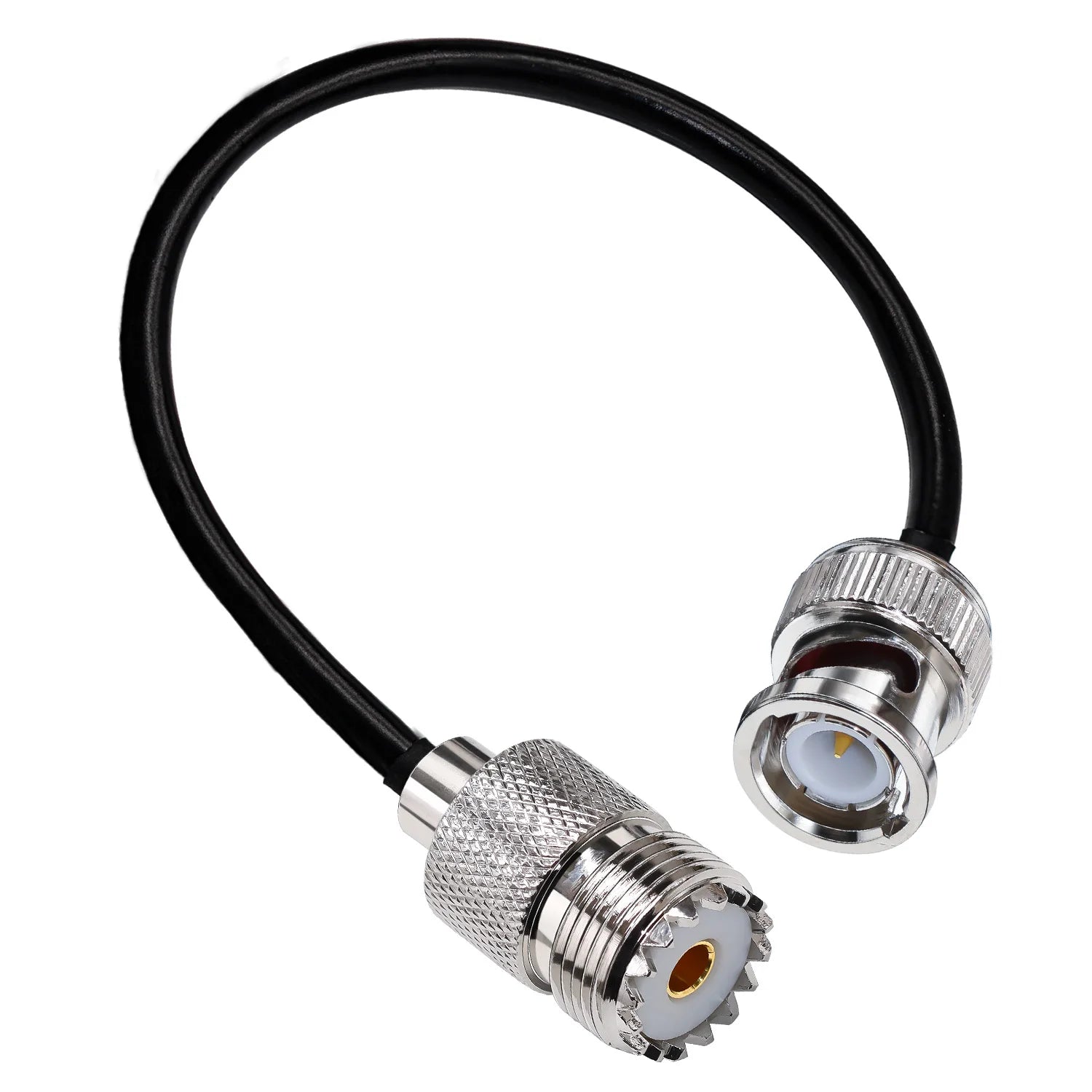 RG58 Coaxial Cable PL259 BNC male to UHF Female Connector RF Adapter CHappy RadiosRG58 Coaxial Cable PL259 BNC male