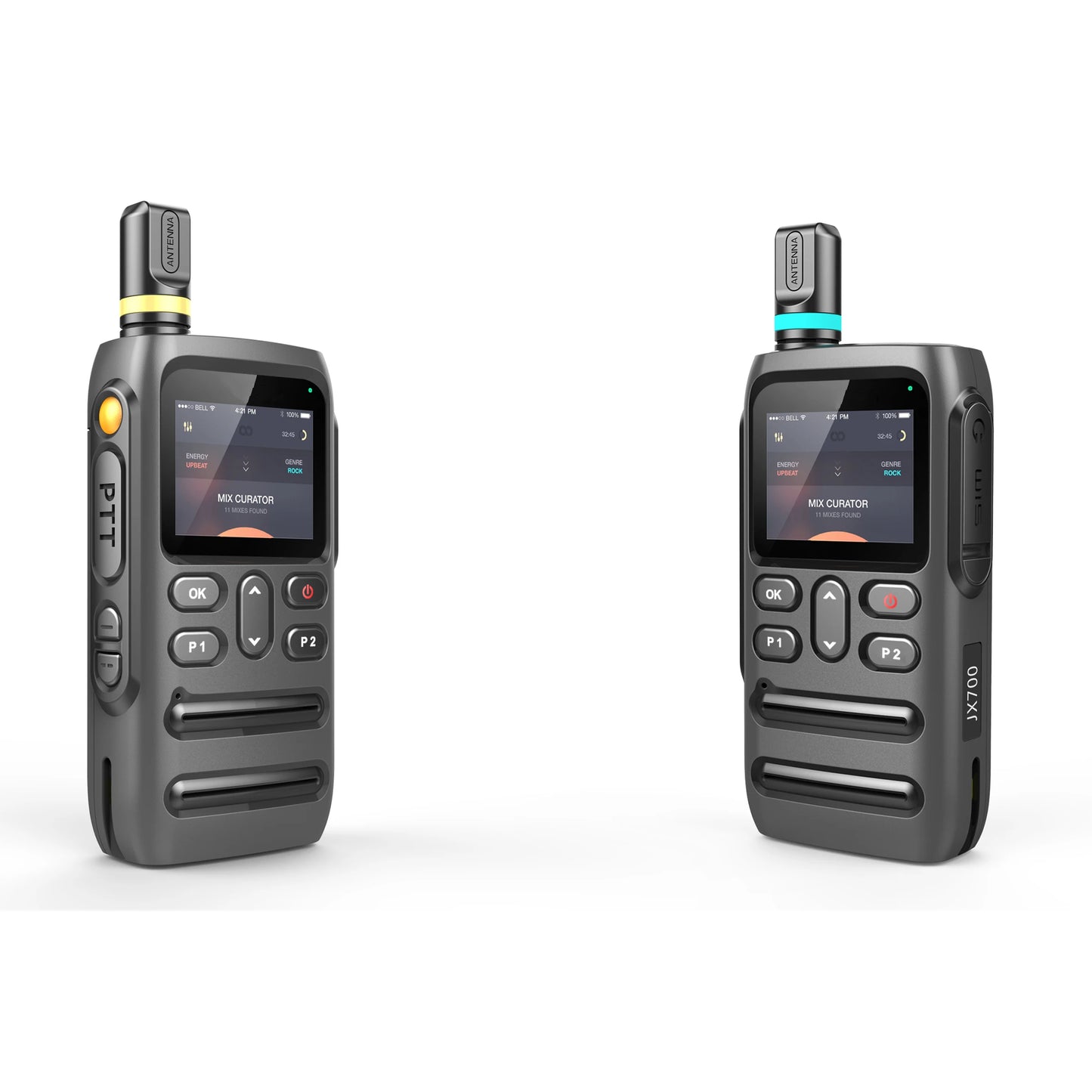 JX-700 4G public network digital walkie-talkie, WIFI/Bluetooth connection, GPS positioning, super long standby time