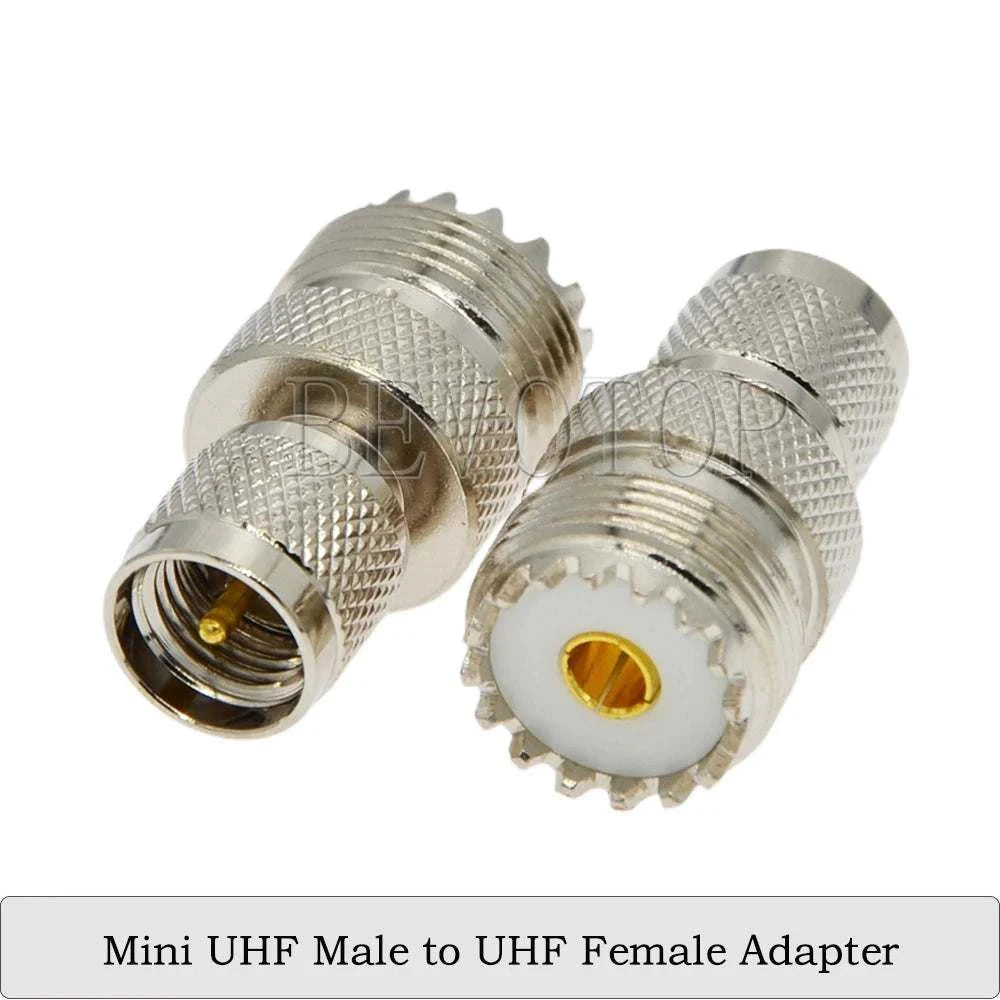 1Pcs Mini UHF Male Plug to SO239 UHF Female Jack Adapter RF Coaxial CoHam Radios