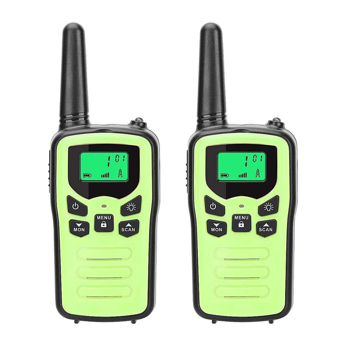 2 Pcs Original  BF-T5B Mini  Walkie Talkie Rechargeable Walkie-TalkiesHam Radios