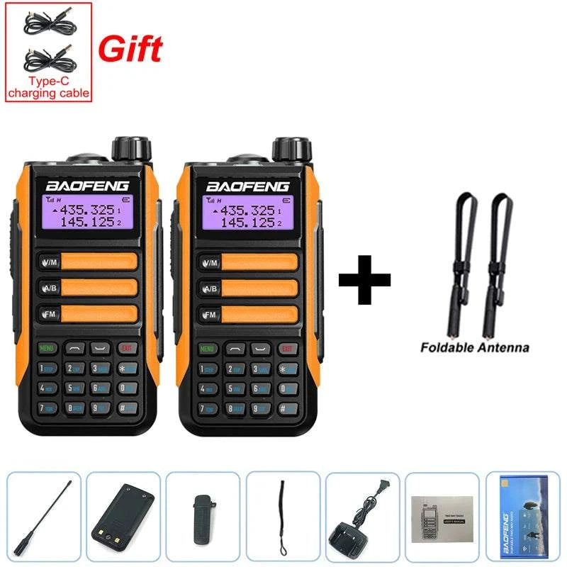 2PCS BAOFENG UV-16 PLUS Walkie Talkie Long Range High Power ProfesionaHappy Radios2PCS BAOFENG UV-16